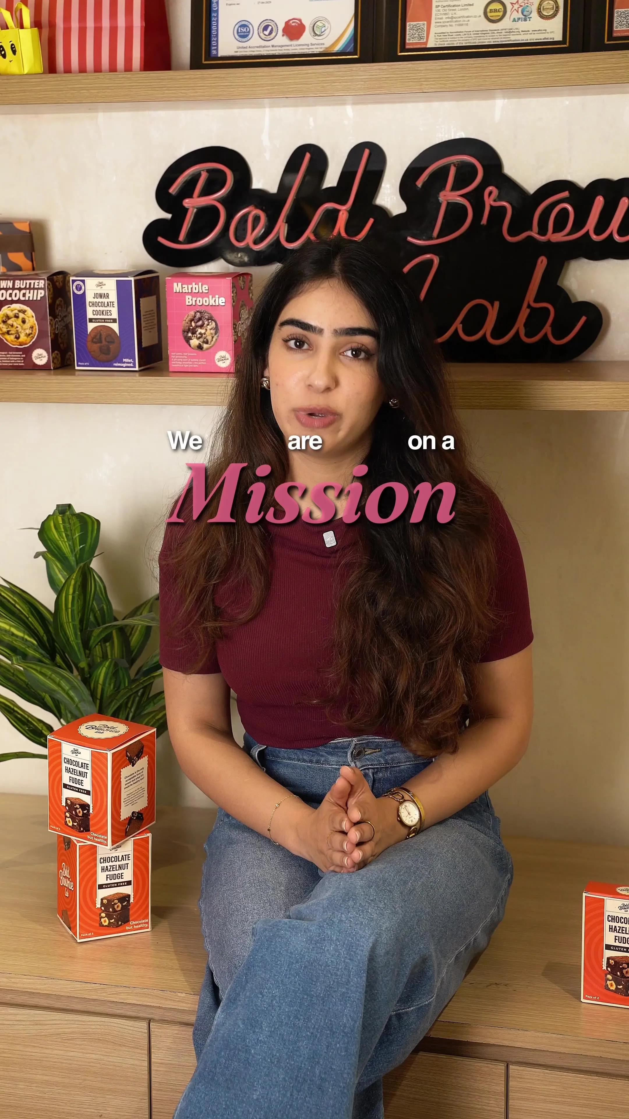 Fudge introduction with text