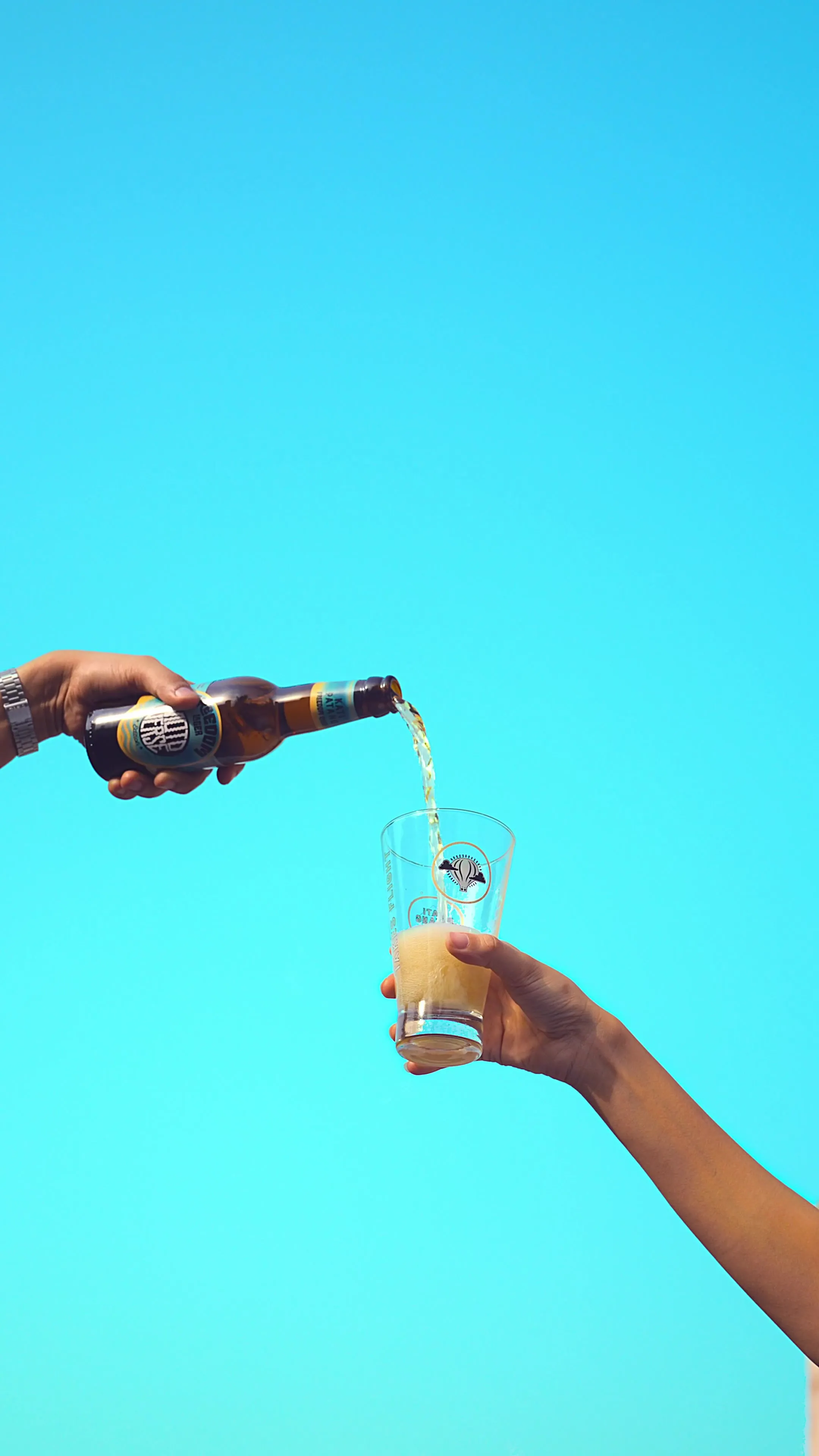 Sky Beer Pour